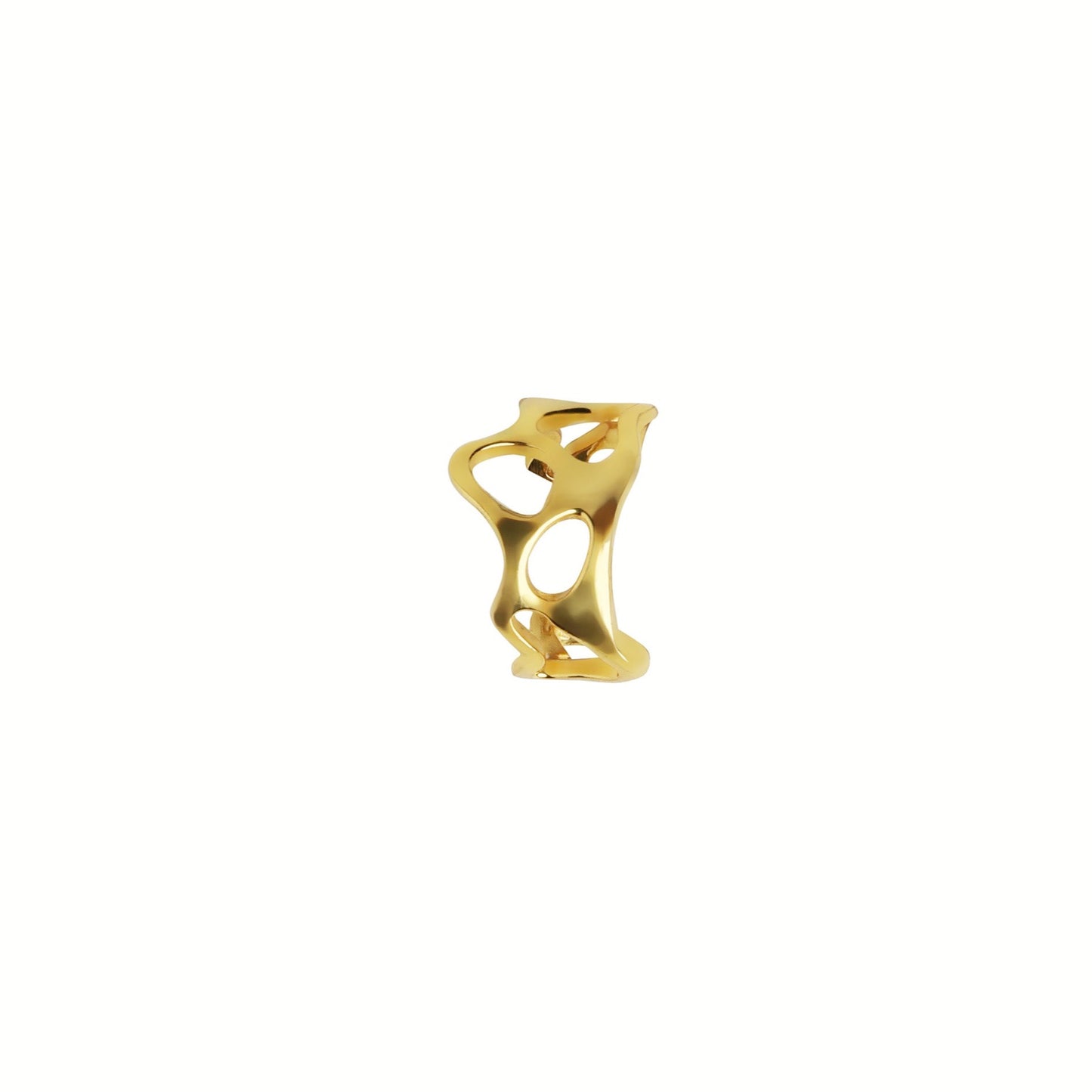 Molten Plain Gold Ring/Ear Cuff