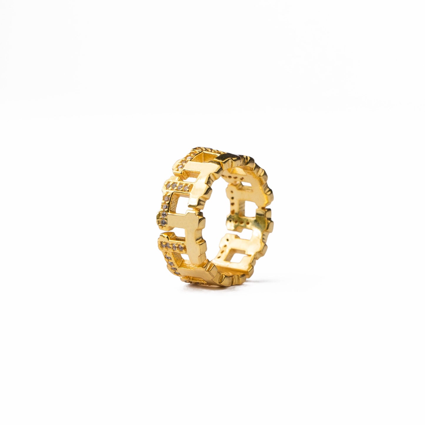 Gold Hashtag Ring