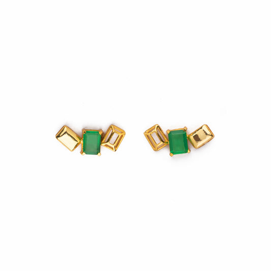 Emerald Brick Studs