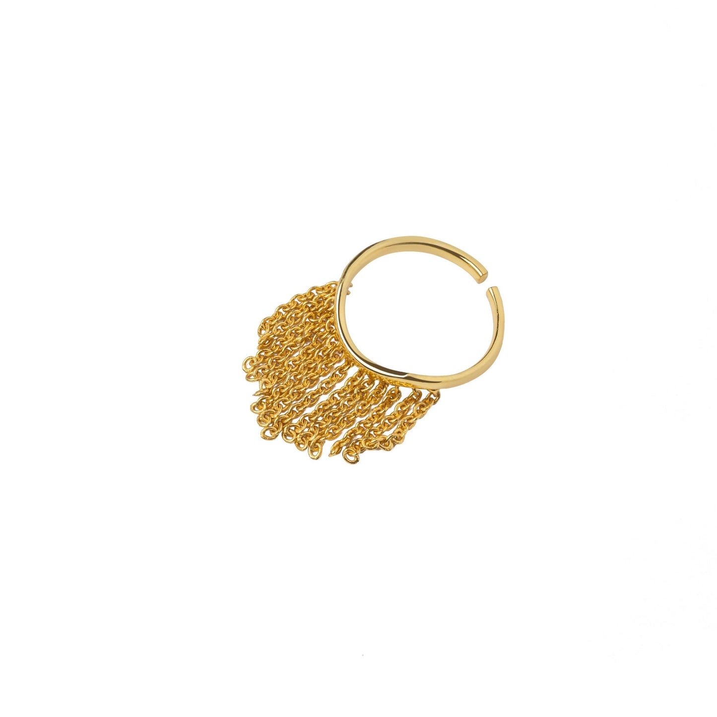 Chain Tassel Ring
